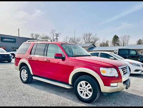 Red 2010 Ford Explorer Eddie Bauer
