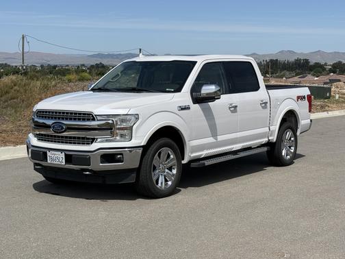 White 2018 Ford F-150 Lariat