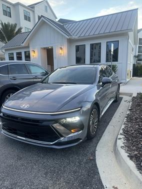 Blue 2025 Hyundai SONATA Hybrid Limited