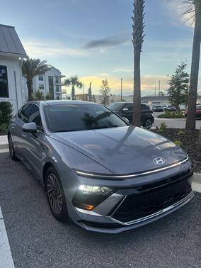 Blue 2025 Hyundai SONATA Hybrid Limited