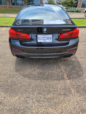 Black 2018 BMW M550 i xDrive
