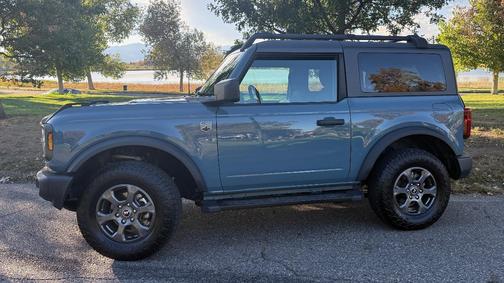 Blue 2022 Ford Bronco Big Bend