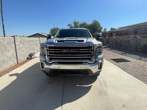 Silver 2021 GMC Sierra 2500 SLT
