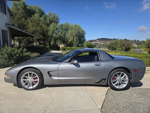 Silver 2002 Chevrolet Corvette Z06