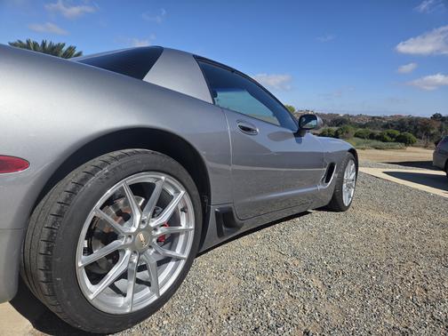 Silver 2002 Chevrolet Corvette Z06