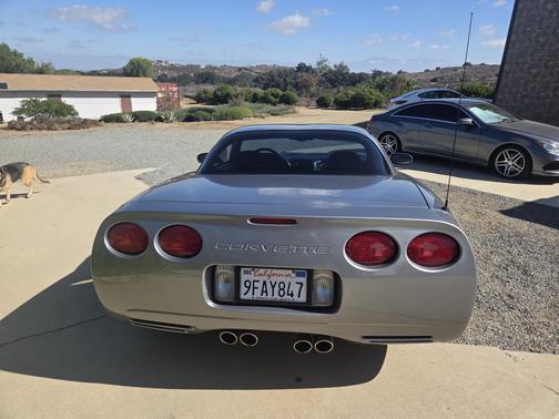 Silver 2002 Chevrolet Corvette Z06