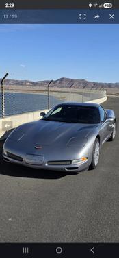 Silver 2002 Chevrolet Corvette Z06