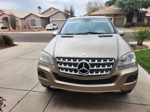 Beige 2009 Mercedes-Benz M-Class ML 350 4MATIC