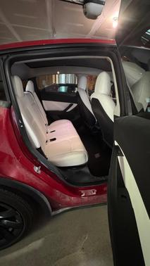 Red 2022 Tesla Model Y Long Range