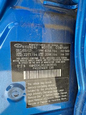 2018 Hyundai ELANTRA Sport