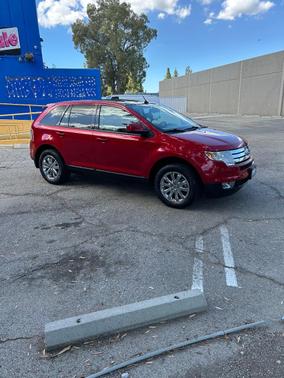 Red 2010 Ford Edge SEL