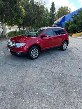 Red 2010 Ford Edge SEL