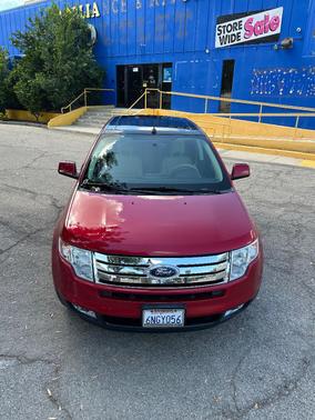 Red 2010 Ford Edge SEL