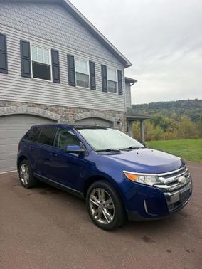 Blue 2013 Ford Edge SEL