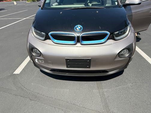 Beige 2014 BMW i3 Base w/Range Extender