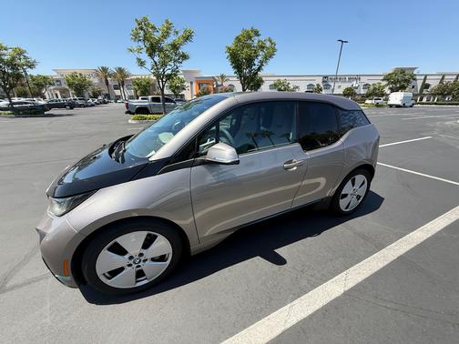 Beige 2014 BMW i3 Base w/Range Extender