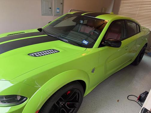 Yellow 2023 Dodge Charger SRT Hellcat Widebody Jailbreak
