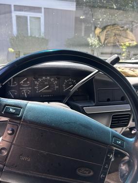 Red 1994 Ford Bronco XLT
