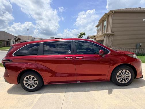 Red 2024 Toyota Sienna XLE