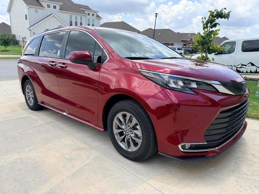 Red 2024 Toyota Sienna XLE