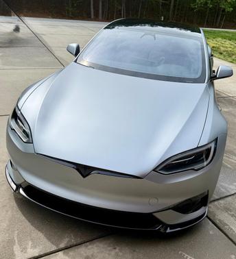 Silver 2026 Tesla Model S Plaid