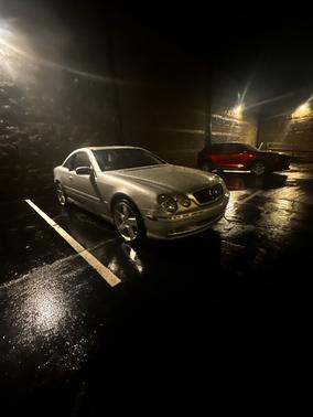 Silver 2000 Mercedes-Benz CL-Class CL500