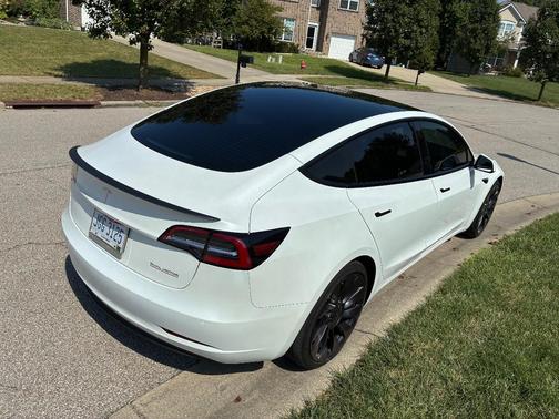 White 2021 Tesla Model 3 Performance