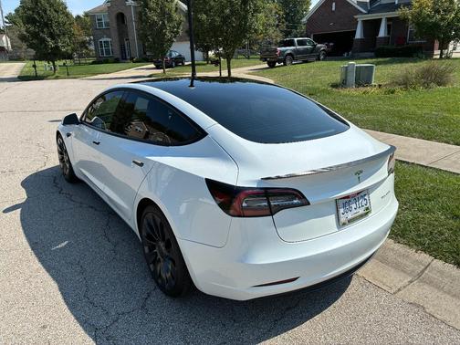 White 2021 Tesla Model 3 Performance