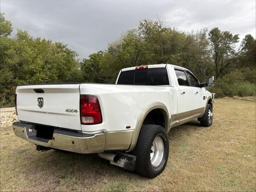 White 2012 RAM 3500 Laramie Longhorn