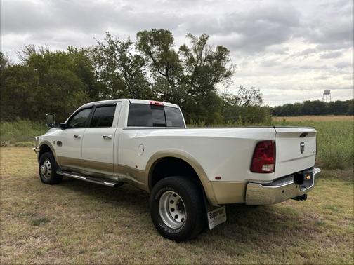 White 2012 RAM 3500 Laramie Longhorn