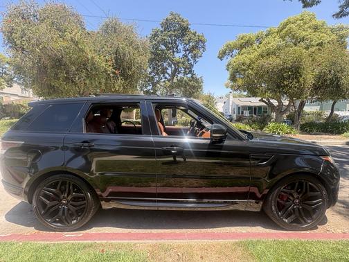 Black 2017 Land Rover Range Rover Sport 5.0L Supercharged Autobiography
