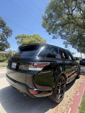 Black 2017 Land Rover Range Rover Sport 5.0L Supercharged Autobiography