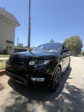 Black 2017 Land Rover Range Rover Sport 5.0L Supercharged Autobiography