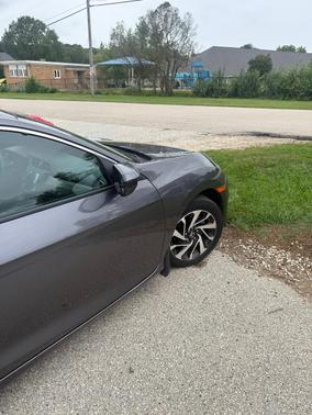 Gray 2016 Honda Civic LX-P