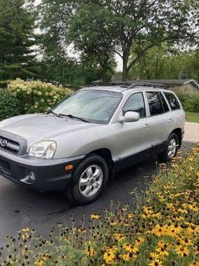 Silver 2005 Hyundai SANTA FE GLS