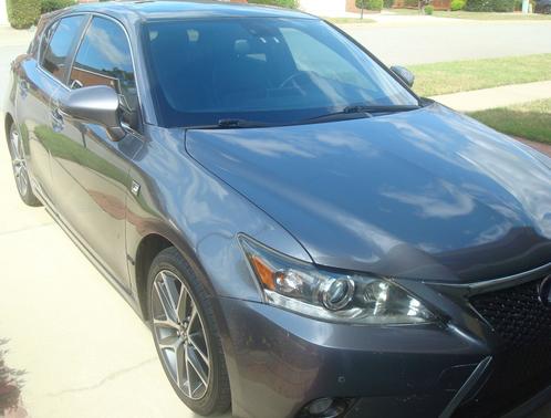 Gray 2015 Lexus CT 200h Premium
