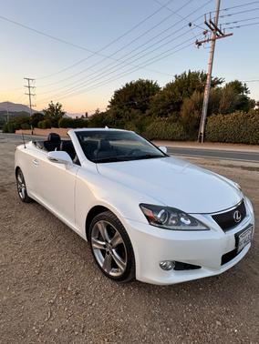 White 2012 Lexus IS 350C Base