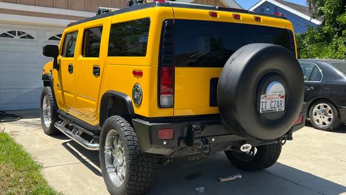 Yellow 2006 Hummer H2 Base