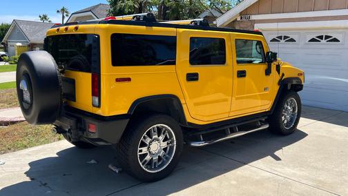 Yellow 2006 Hummer H2 Base