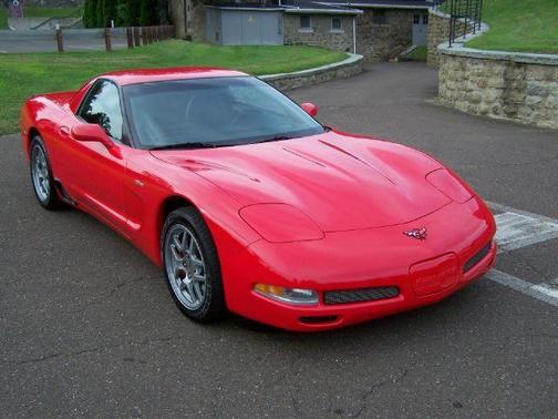 Red 2002 Chevrolet Corvette Z06