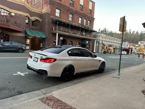 White 2020 BMW M5 Competition