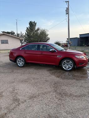 Red 2010 Ford Taurus Limited