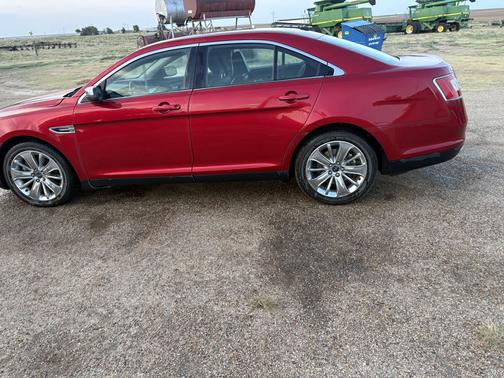 Red 2010 Ford Taurus Limited