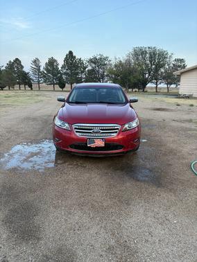 Red 2010 Ford Taurus Limited