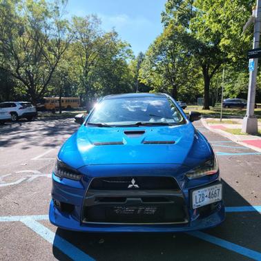 Blue 2015 Mitsubishi Lancer Evolution Final Edition