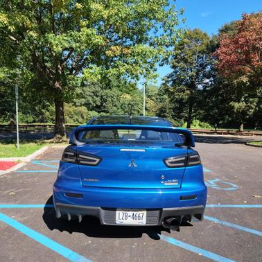 Blue 2015 Mitsubishi Lancer Evolution Final Edition