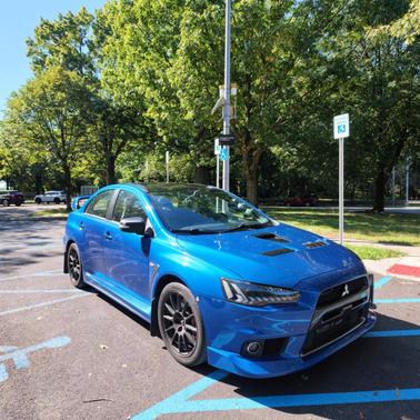 Blue 2015 Mitsubishi Lancer Evolution Final Edition