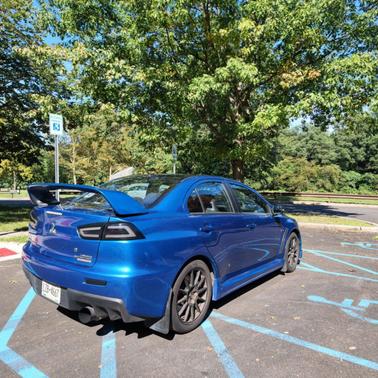 Blue 2015 Mitsubishi Lancer Evolution Final Edition