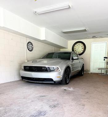 Silver 2010 Ford Mustang GT Premium