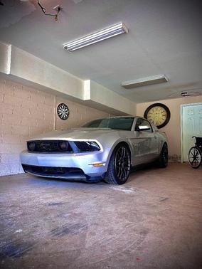Silver 2010 Ford Mustang GT Premium